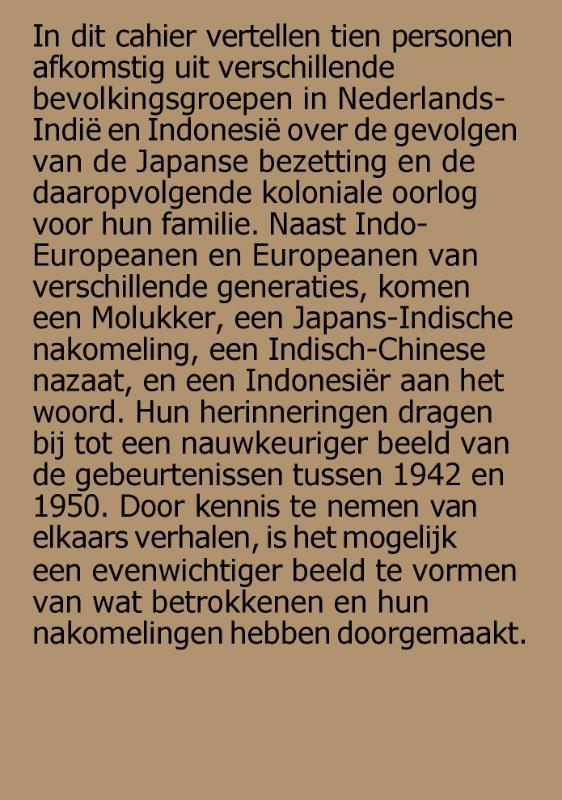 Achterkant van (On)Gedeelde Ervaringen