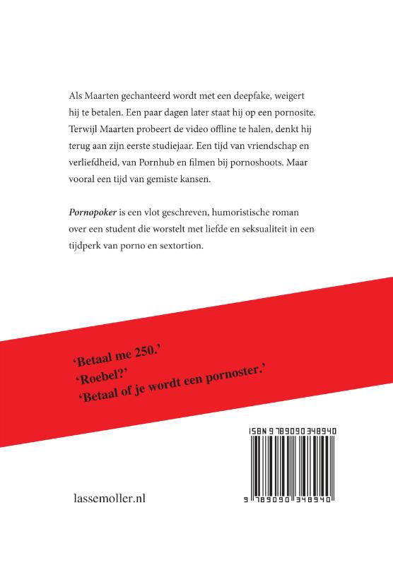 Achterkant van Pornopoker
