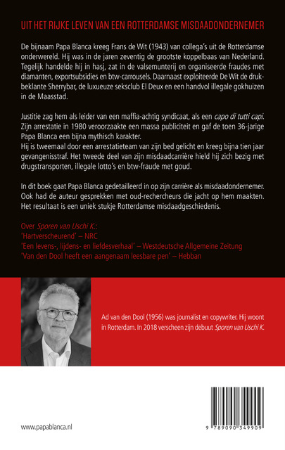 Achterkant van Papa Blanca