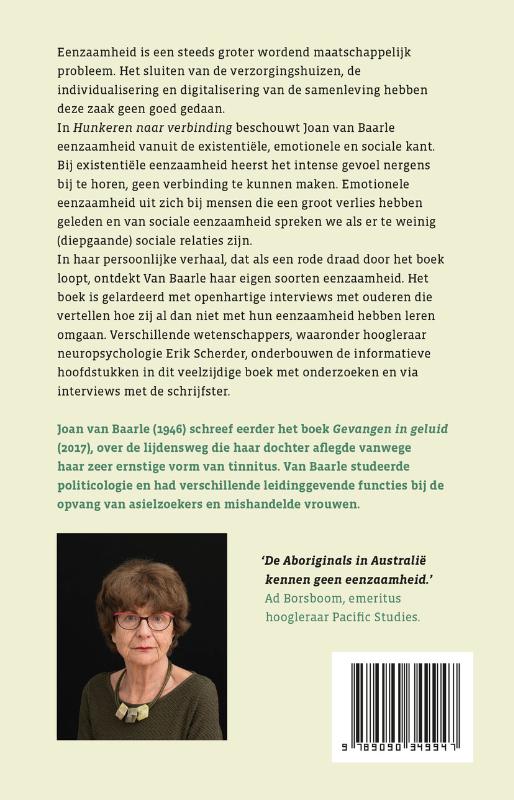 Achterkant van Hunkeren naar verbinding