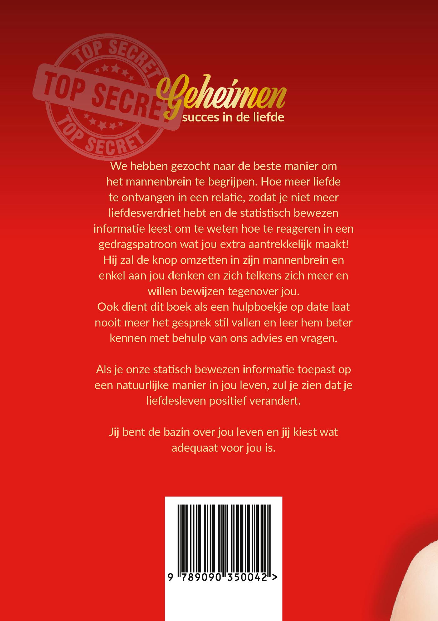 Achterkant van Geheimen succes in de liefde