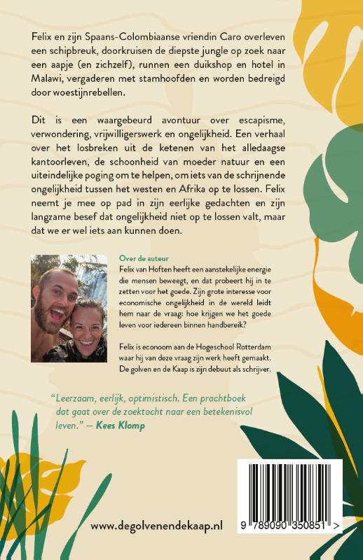 Achterkant van De golven en de Kaap