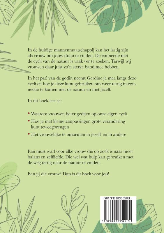 Achterkant van Het pad van de Godin