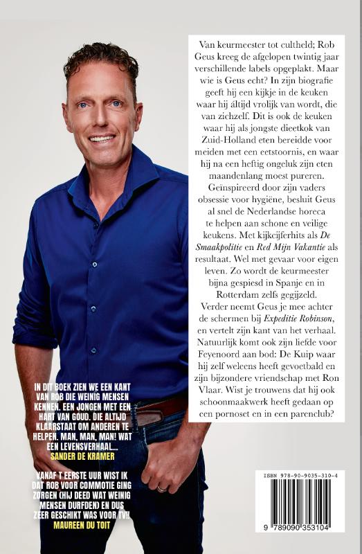 Achterkant van De echte Geus