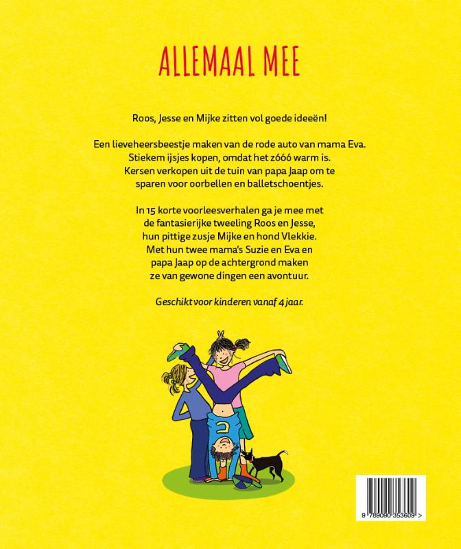 Achterkant van Allemaal mee