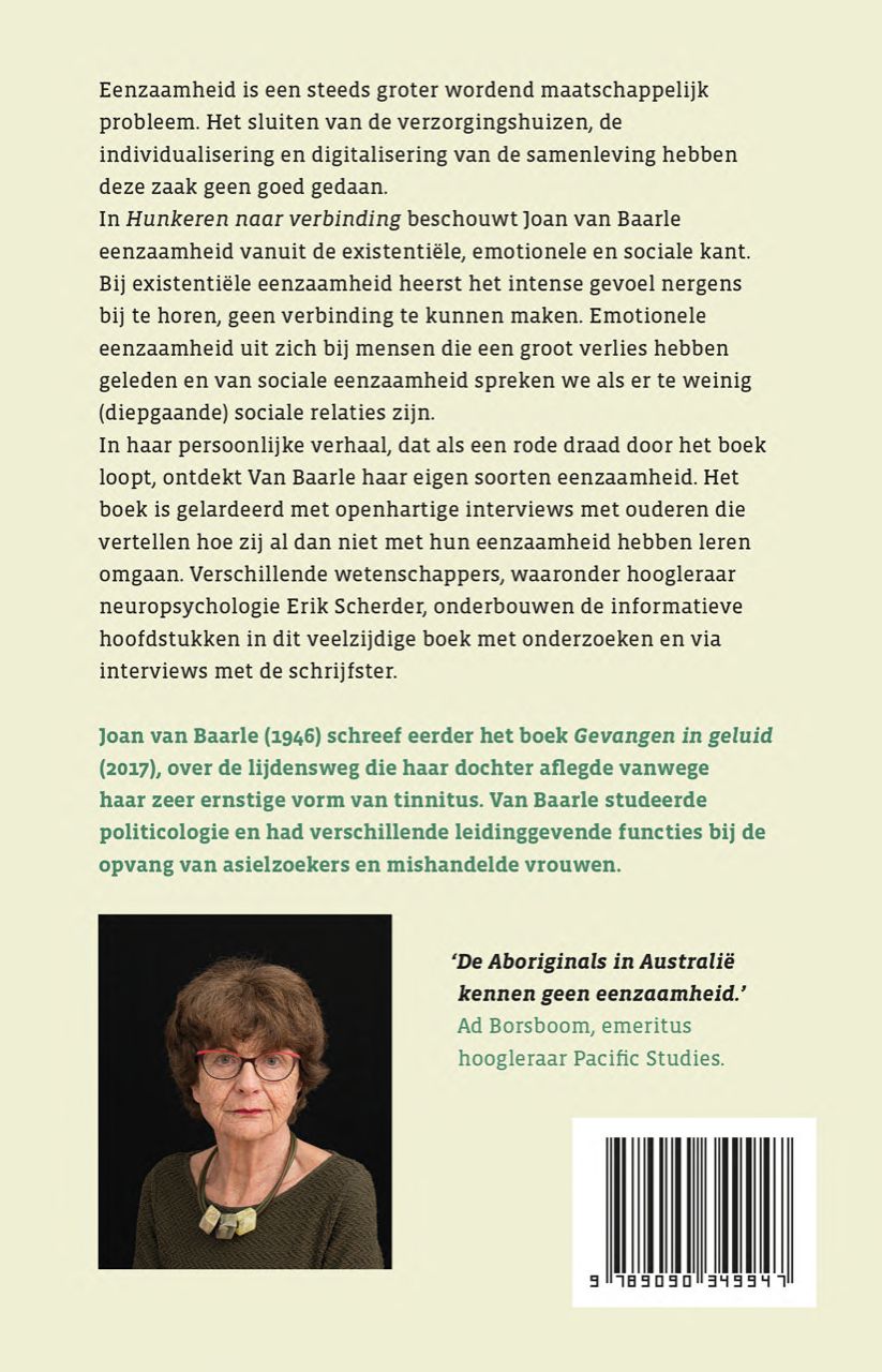 Achterkant van Hunkeren naar verbinding