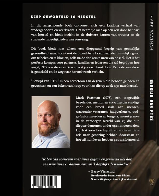Achterkant van Bevrijd van PTSS