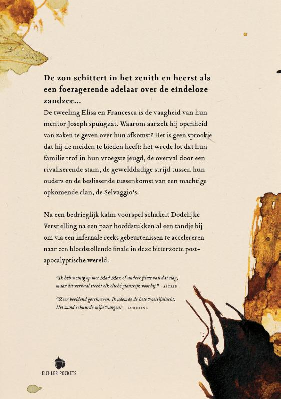 Achterkant van Dodelijke Versnelling