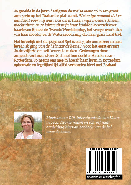 Achterkant van Van de hel naar de hemel