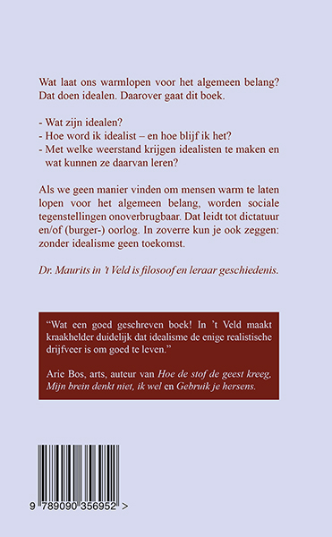 Achterkant van Idealisme heeft de toekomst