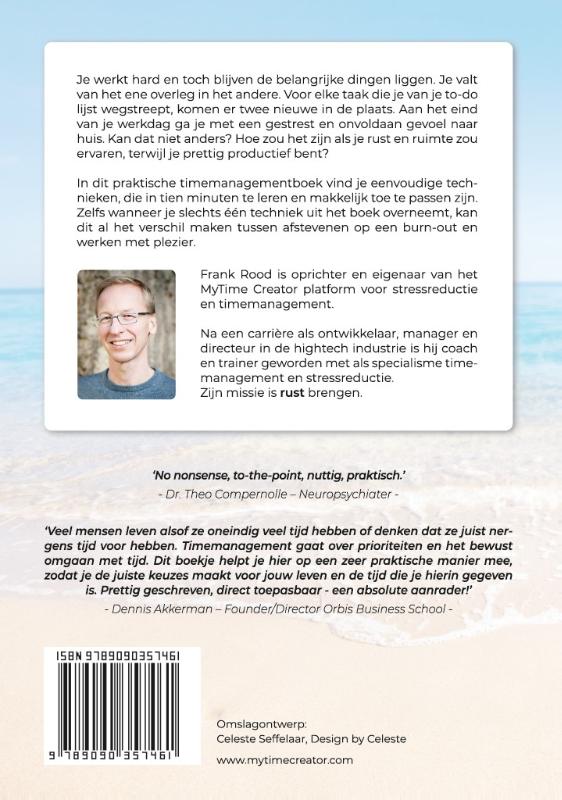 Achterkant van In tien minuten naar zeeën van tijd