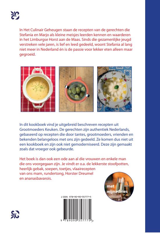 Achterkant van Het Culinair Geheugen