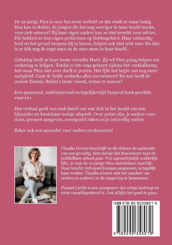 Achterkant van Planeet Liefde