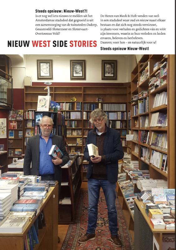 Achterkant van Nieuw-West Side Stories