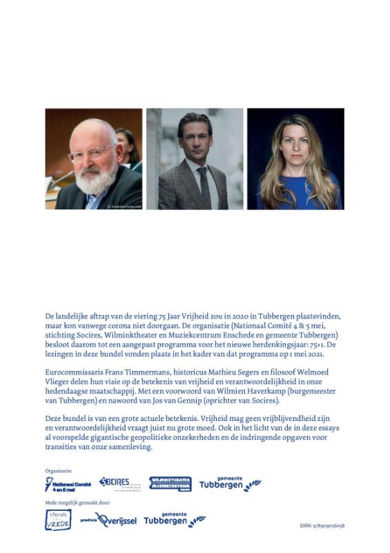 Achterkant van Vrijheid & Verantwoordelijkheid