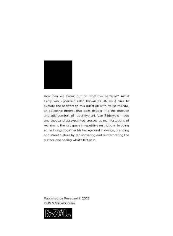 Achterkant van MONOMANIA