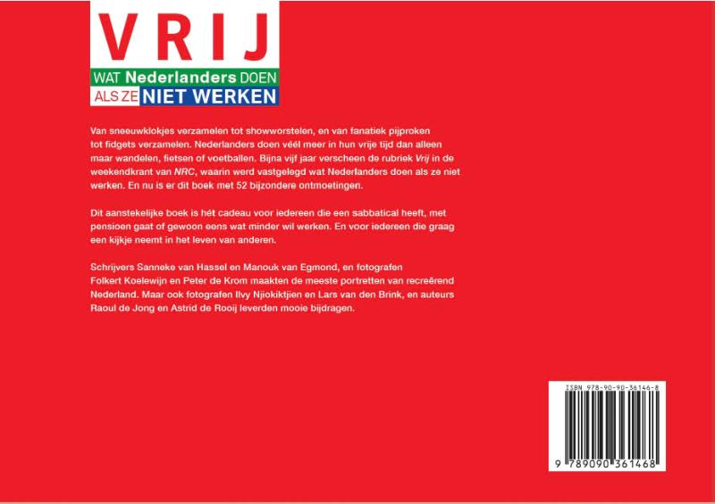 Achterkant van Vrij