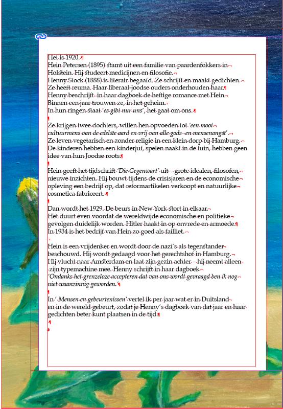 Achterkant van 'Sterren in de tijd' deel 1