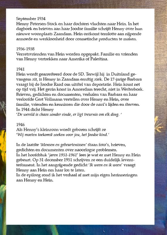 Achterkant van 'Sterren in de tijd' deel 2