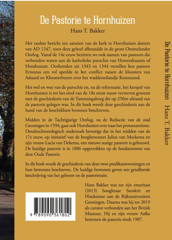 Achterkant van De Pastorie te Hornhuizen