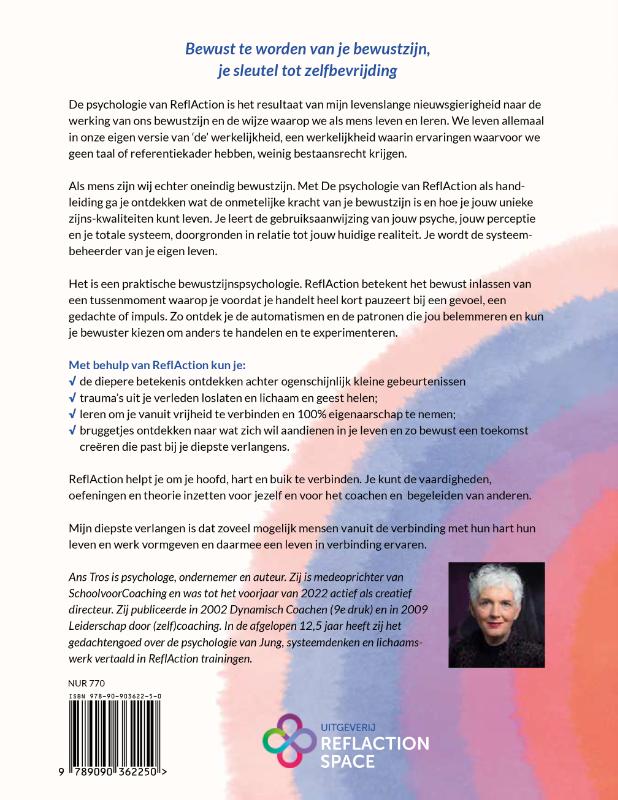 Achterkant van De psychologie van ReflAction