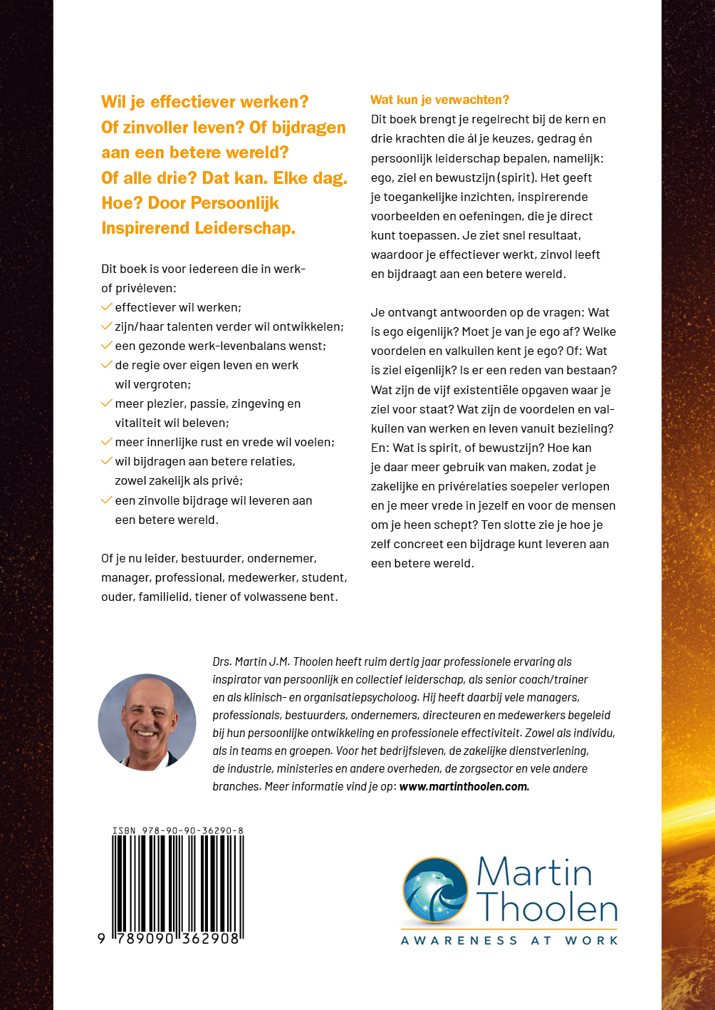 Achterkant van Persoonlijk Inspirerend Leiderschap
