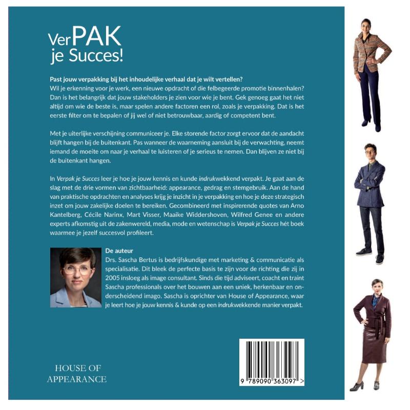 Achterkant van Verpak je Succes