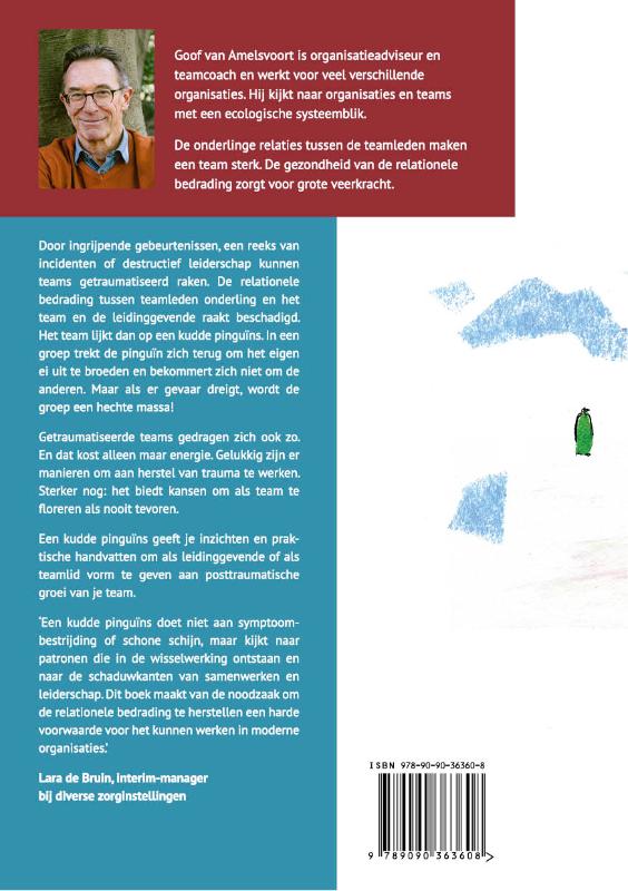 Achterkant van Een kudde pinguïns