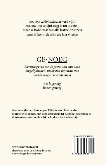 Achterkant van Genoeg