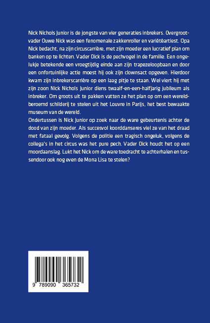 Achterkant van Inbraak van de Eeuw