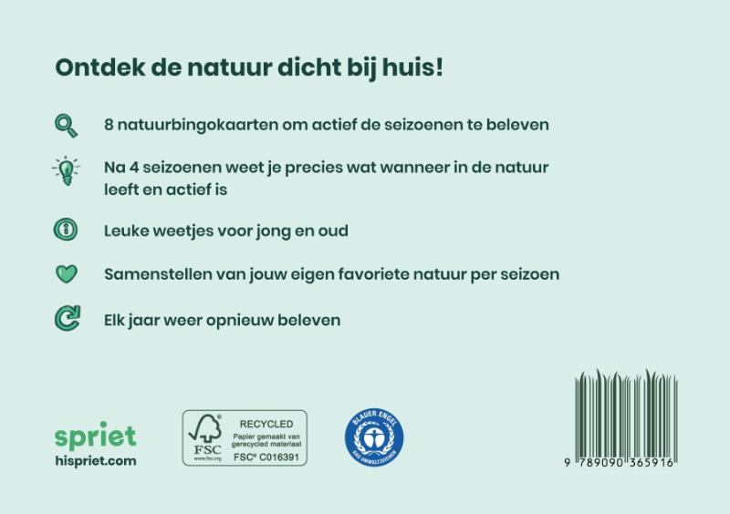 Achterkant van Spriet Speurneuzen