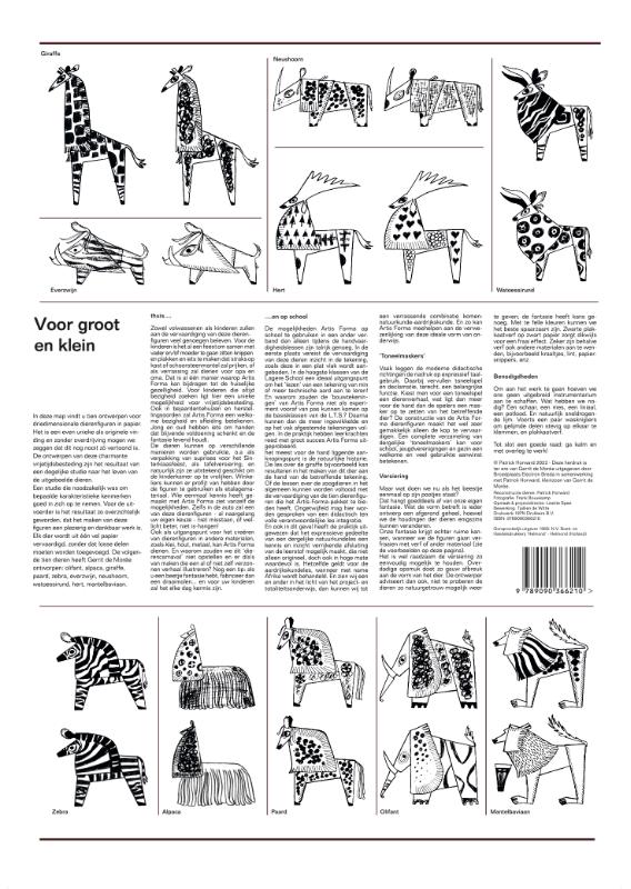 Achterkant van Artis Forma
