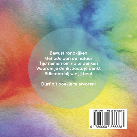 Achterkant van Sta Eens Stil