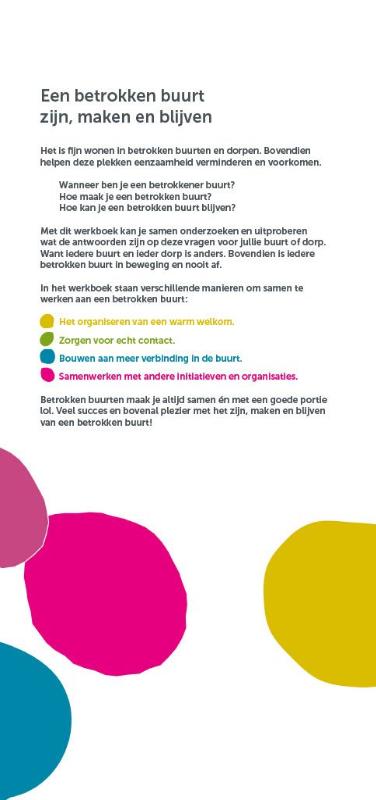Achterkant van Een betrokken buurt