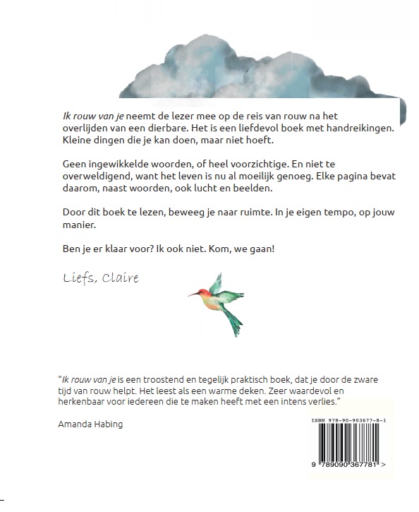 Achterkant van Ik rouw van je