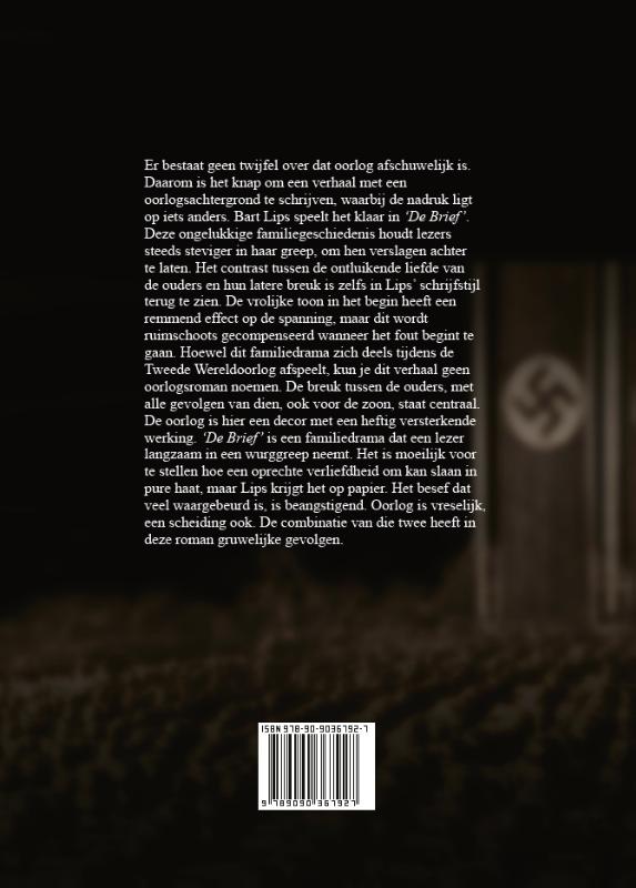 Achterkant van De Brief