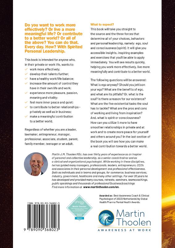 Achterkant van Spirited Personal Leadership