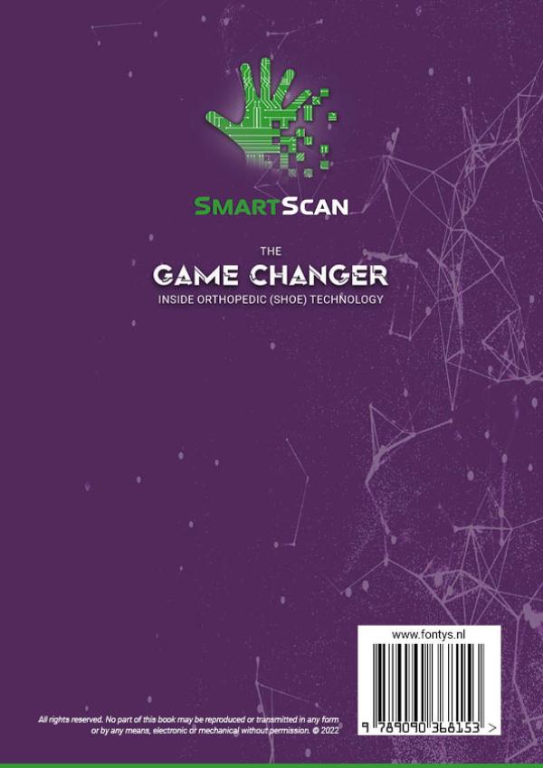Achterkant van SmartScan. The gamechanger inside orthopedic (shoe) technology