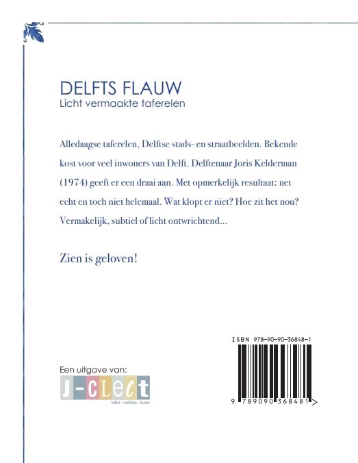 Achterkant van Delfts Flauw