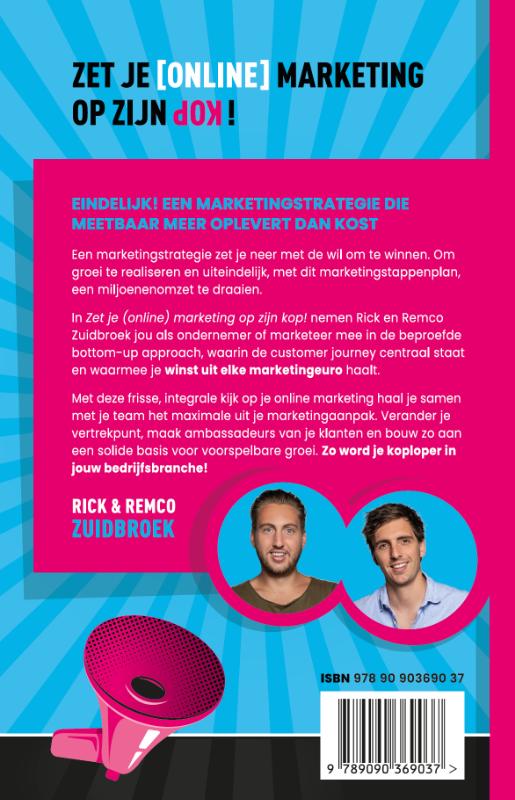 Achterkant van Zet je (online) marketing op zijn kop!