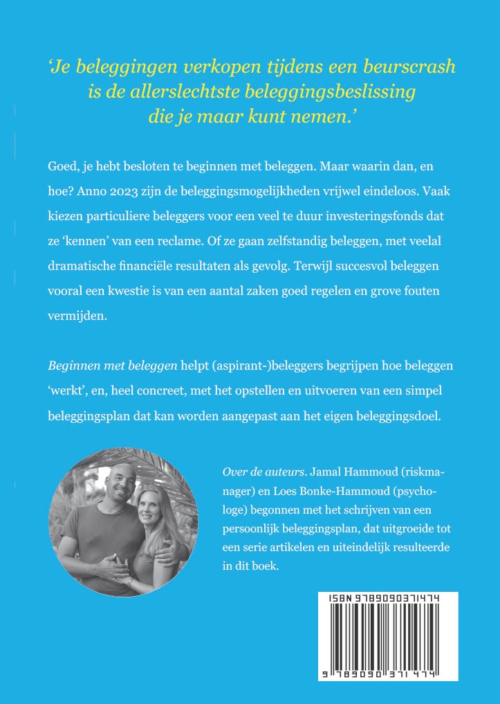 Achterkant van Beleggen voor beginners