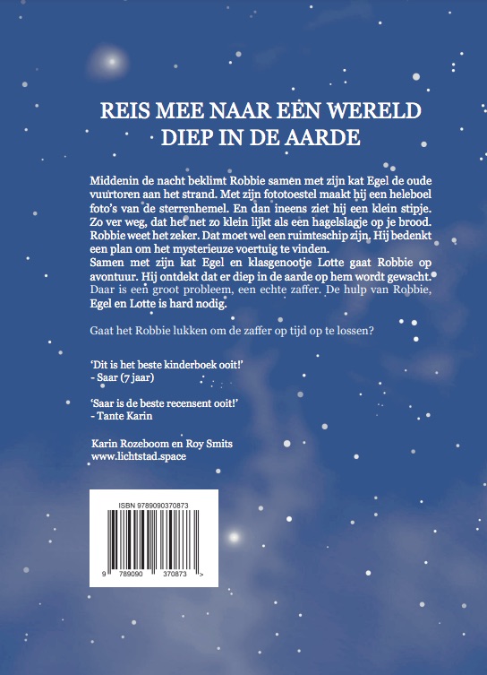 Achterkant van Space Monkeys