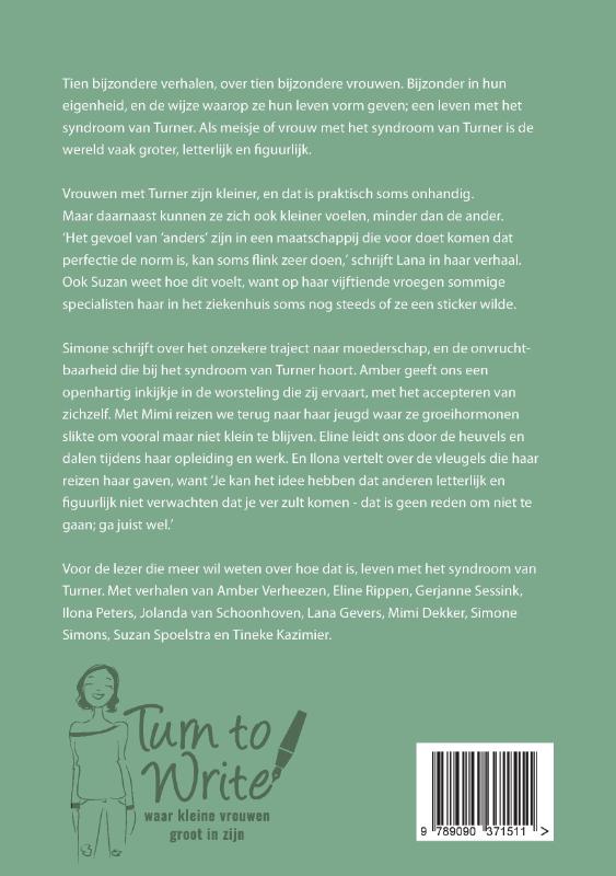 Achterkant van Turn to Grow