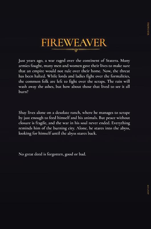 Achterkant van Fireweaver