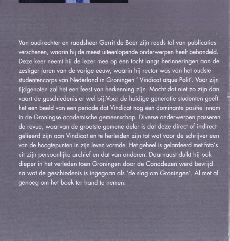 Achterkant van Gala-Berline van het Groninger Studenten Corps 'Vindicat atque Polit'