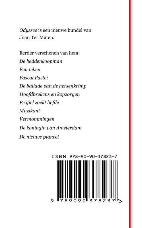 Achterkant van Odyssee
