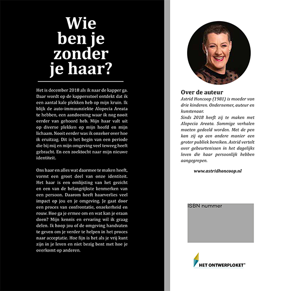 Achterkant van Wie ben je zonder je haar?