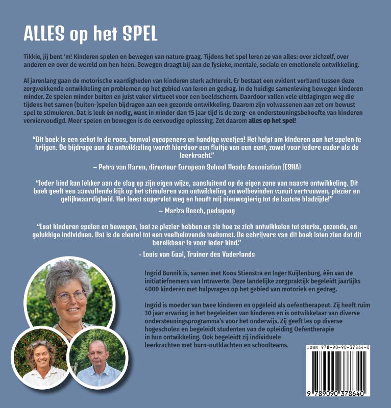Achterkant van Alles op het spel
