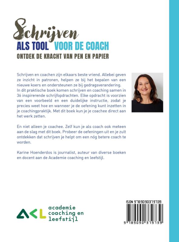Achterkant van Schrijven als tool voor de coach