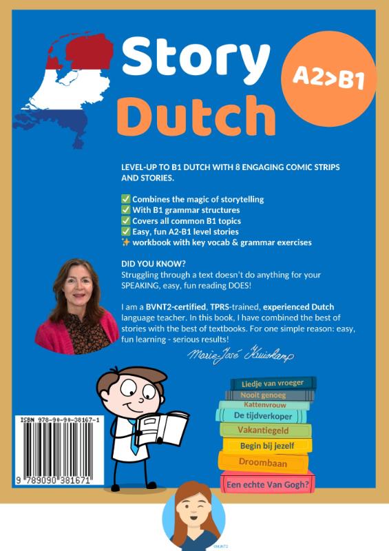 Achterkant van StoryDutch A2>B1